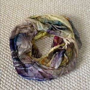 Chico’s Multicolored Abstract Infinity Scarf